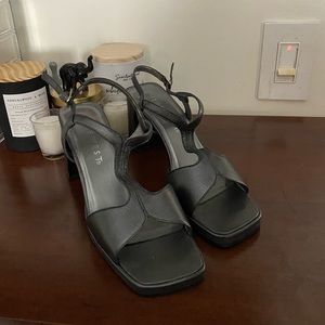 Nine West Dark Silver Low Heel